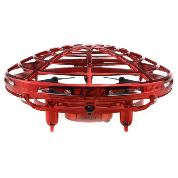 HXB-003R Infrared Sensing Control Mini Drone Four Axis Aircraft, Support Altitude Hold Mode, Easy Throw to Fly, Fast and Slow Speed, Anti-Collision(Red)