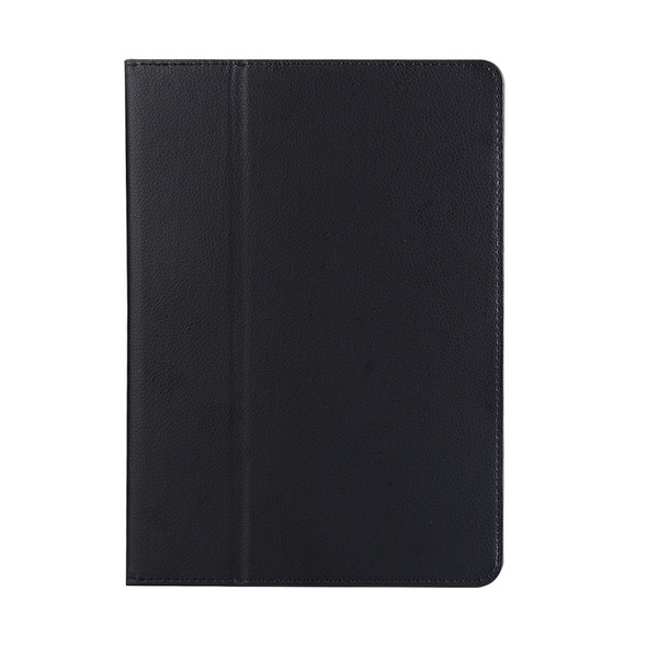 For iPad Pro 10.5 inch Litchi Texture 2-fold Horizontal Flip Leather Case with Holder(Black)