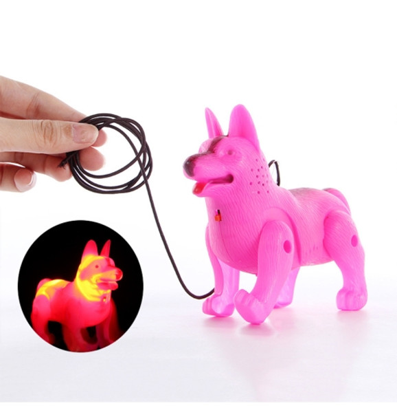 Lanyard Dog Luminous Music Electric Dog Children Toys, Random Color Delivery(902)