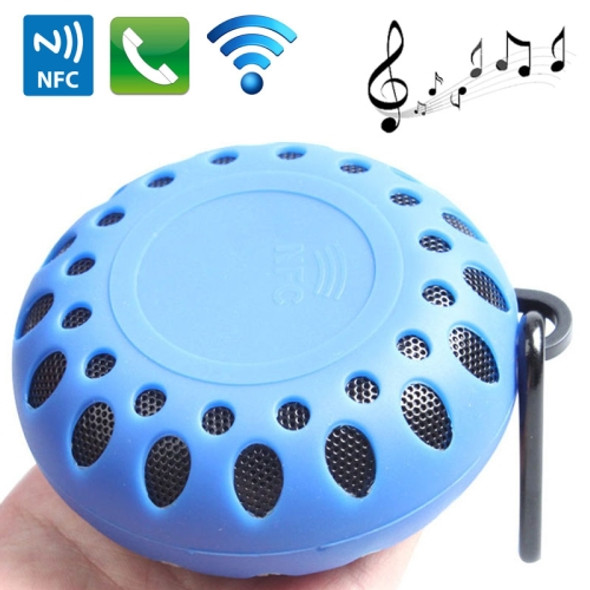 BTS-25OK Outdoor Sports Portable Waterproof Bluetooth Speaker with Hang Buckle, Hands-free Call, NFC Function, BTS-25OK(Blue)