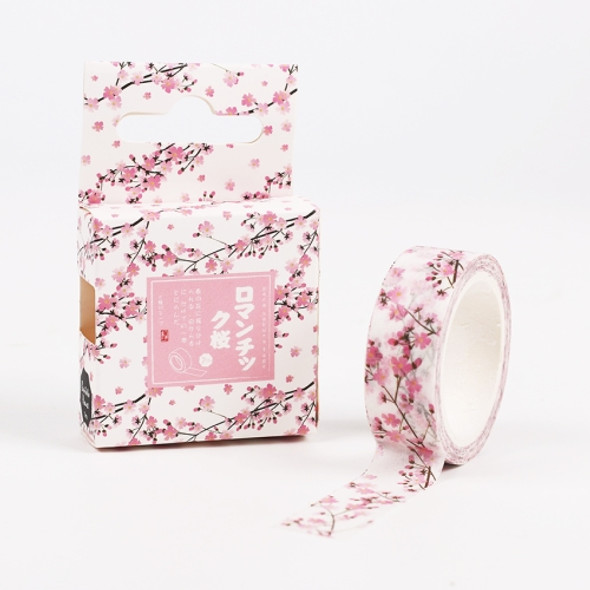 Cherry Blossom DIY Hand Towel Tear Tape Decorative Hand Book Album Decoration