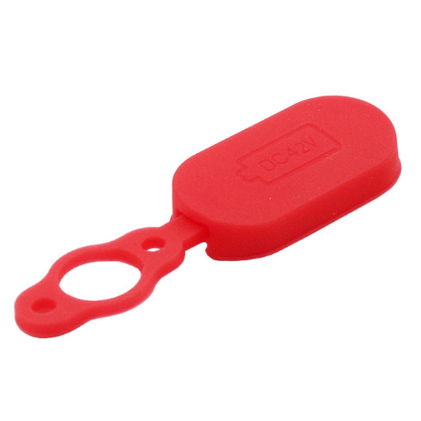 Silicone Charging Port Waterproof Cover Dust-proof Plug Electric Scooter Accessories for Xiaomi Mijia M365 (Red)