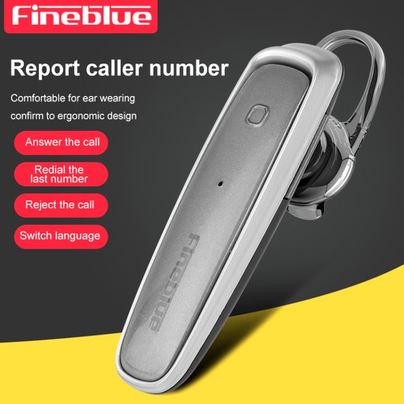 Fineblue FX-1 Bluetooth 4.0 Wireless Stereo Headset Earphones With Mic For Iphone Android Hands Free Music Talk headphones Red