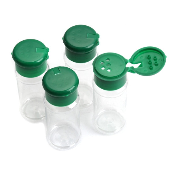 4 PCS 80 ML Kitchen Salt and Pepper Seasoning Tank Size: 10.5x4 cm