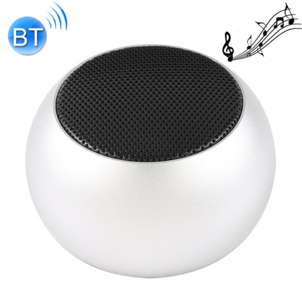 Mini Metal Wireless Bluetooth Speaker, Hands-free, LED Indicator(Silver)