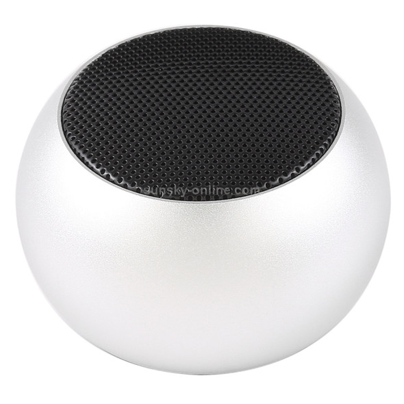 Mini Metal Wireless Bluetooth Speaker, Hands-free, LED Indicator(Silver)
