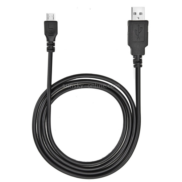 Micro USB Port USB Data Cable for Samsung / Nokia / LG / BlackBerry / HTC One X /Amazon Kindle / Sony Xperia etc, Length: 1m(Black)
