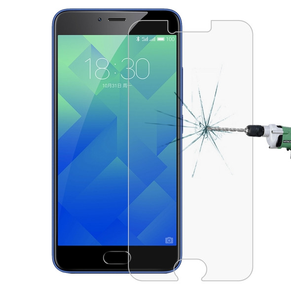 100 PCS for Meizu M5 0.26mm 9H Surface Hardness 2.5D Explosion-proof Tempered Glass Screen Film