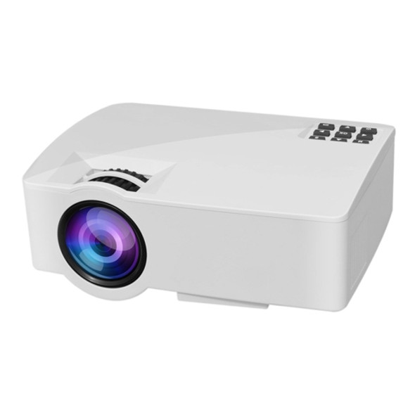 A8 800x480 1200LM Mini LED Projector Home Theater, Support HDMI & AV & VGA & USB, Android Version (White)