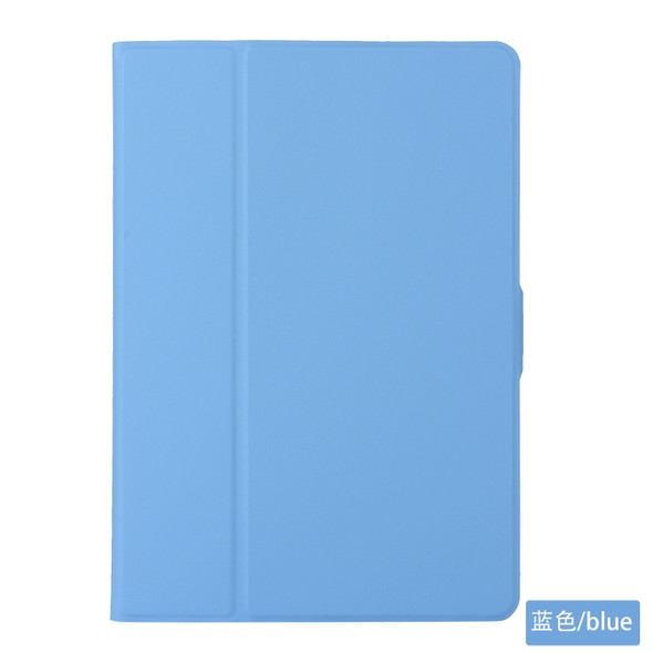 Horizontal Flip Solid Color Elastic Force Leather Case with 360 Degrees Rotation Holder for iPad Pro 10.5 inch (Blue)