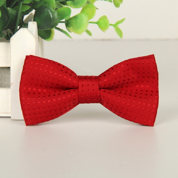 Children Dot Pattern Bow Tie Bow-knot(Red)