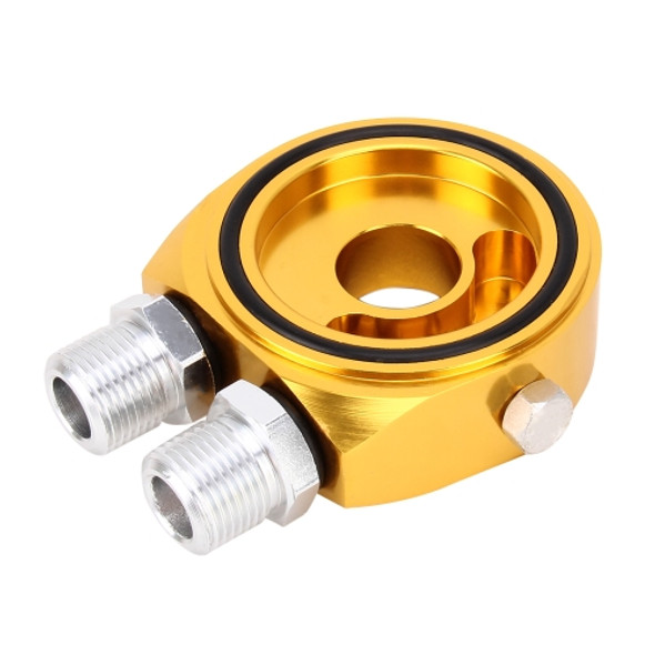 Universal Car Modified Instrument Dedicated Cake Oil Temperature Hydraulic Gauge Adapter Seat, Random Color Delivery