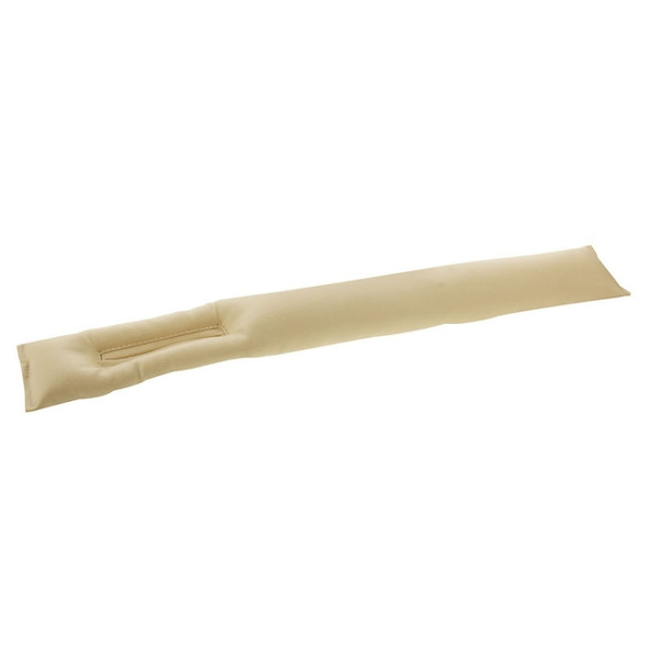 2 PCS Leather Car Seat Gap Filler, Size: 45x7x4.5cm(Beige)