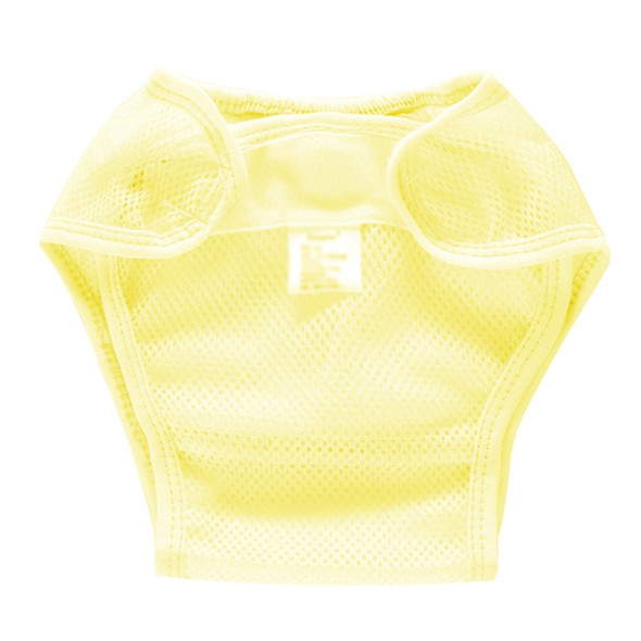 Summer Slim Breathable Waterproof Adjustable Baby Mesh Cloth Diaper, Size:S(Yellow)