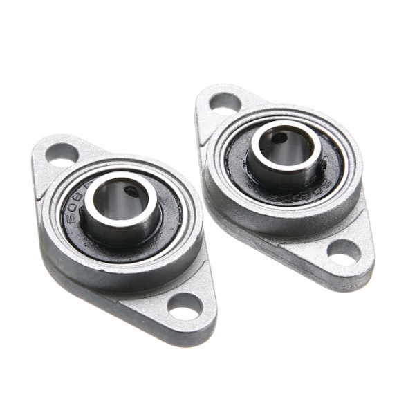 2 PCS  Diamond KFL-08 000 001 Bearing Housing Zinc Alloy Miniature Housing Bearing 3D Printer Accessories Universal, Size:KFL08 (inner diameter 8)