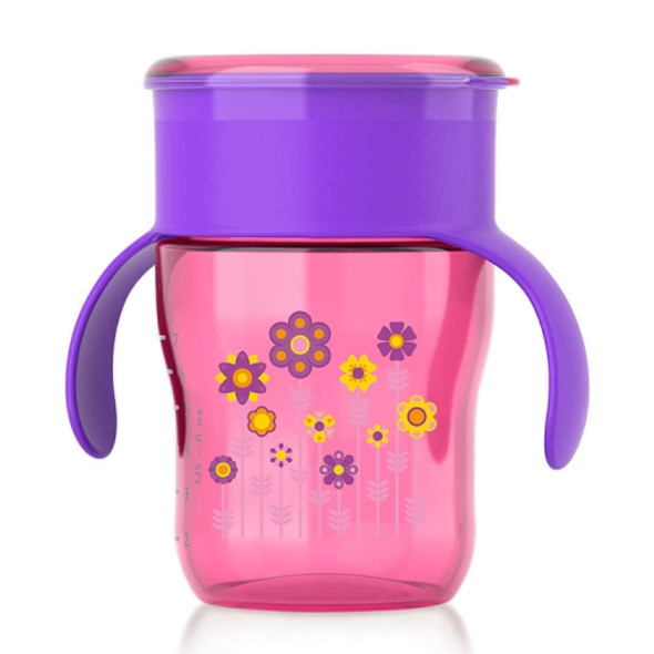 Baby Leak-proof Drinking Cup Children's Cup Natural Sipping Cup(Purple)