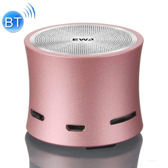 EWA A104 Bluetooth Speaker MP3 Player Portable Speaker Metallic USB Input MP3 Player Stereo Multimedia Speaker(Rose Gold)