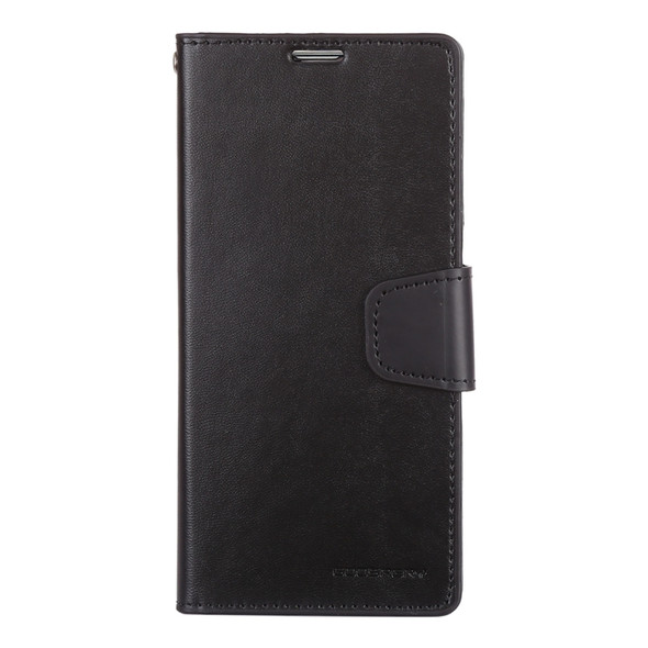 GOOSPERY SONATA DIARY Horizontal Flip Leather Case for Galaxy S10+, with Holder & Card Slots & Wallet (Black)