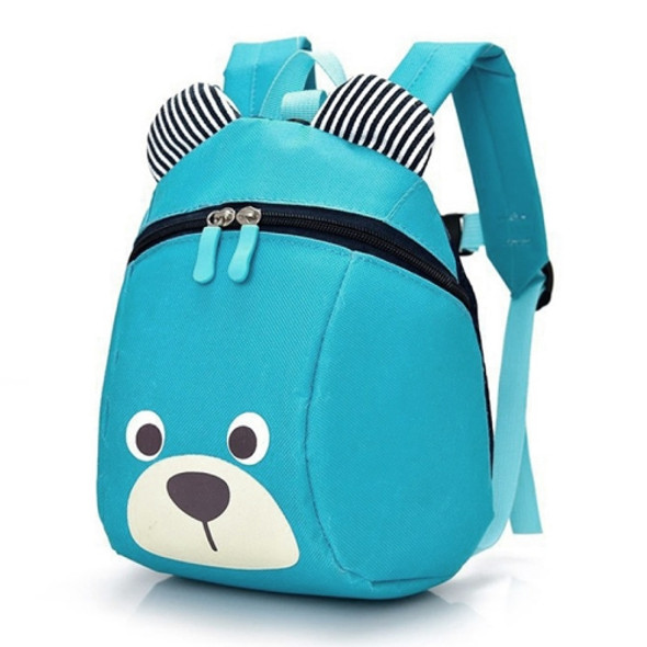 Children Anti-lost Backpack Toddler Cartoon School Bag(Sky blue)