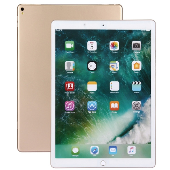 For iPad Pro 12.9 inch (2017) Tablet PC Color Screen Non-Working Fake Dummy Display Model (Gold)