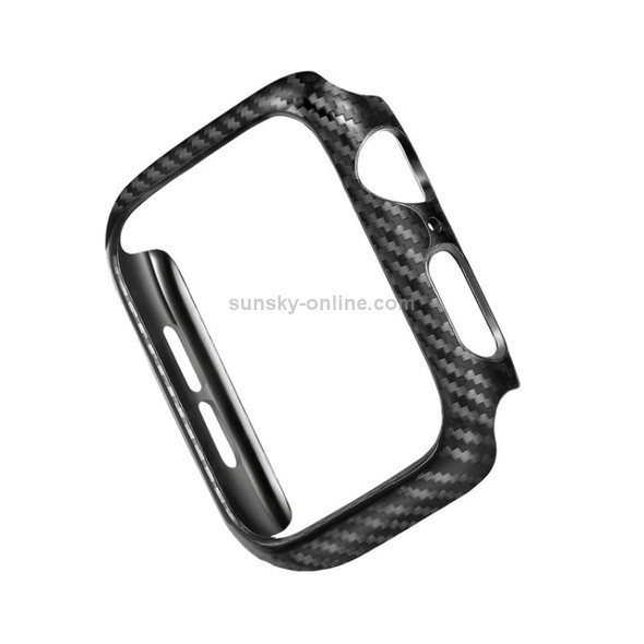 PC Carbon Fiber Frame Protection Case for Apple Watch Series 4 44mm