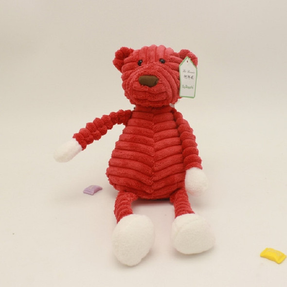 Striped Animal Plush Toy Doll Creative Animal Doll, Type:Bear, Height:42cm