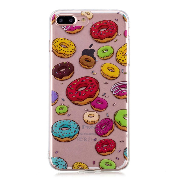 Macaroon Pattern Soft TPU Case for iPhone 8 Plus & 7 Plus