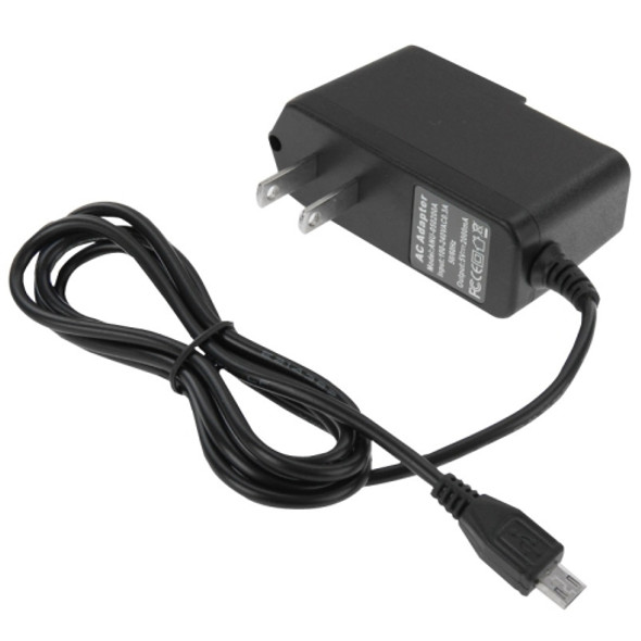 Micro USB Charger for Tablet PC / Mobile Phone, Output:5V / 2A, US Plug Length:1.1m