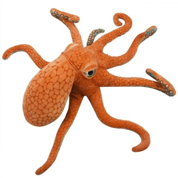 Simulation Octopus Plush Toy Pillow Underwater Animal Doll Creative Gift, Height:50cm(Brown)
