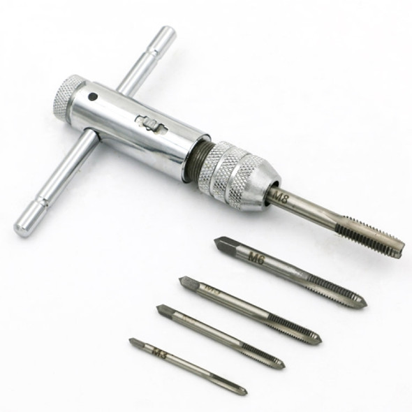 M3-M8 Adjustable Ratchet Tap Wrench and Hand Tapping Accessories