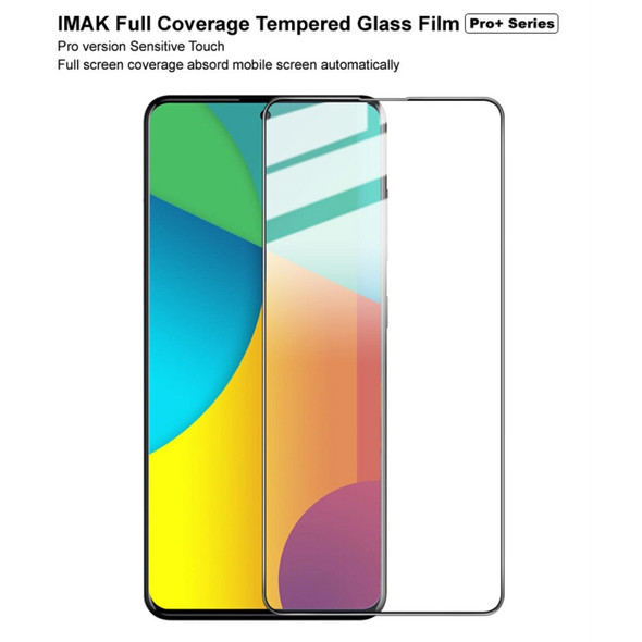 For Galaxy A51 IMAK 9H Full Screen Tempered Glass Film Pro+ Version