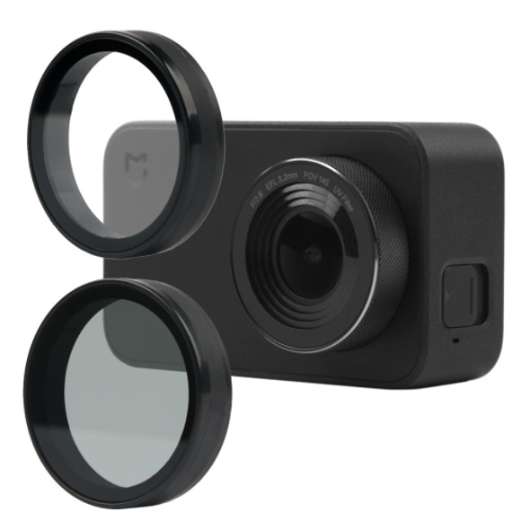 For Xiaomi Mijia Small Camera 38mm UV Protection + ND Dimmer Lens Filter (Black)