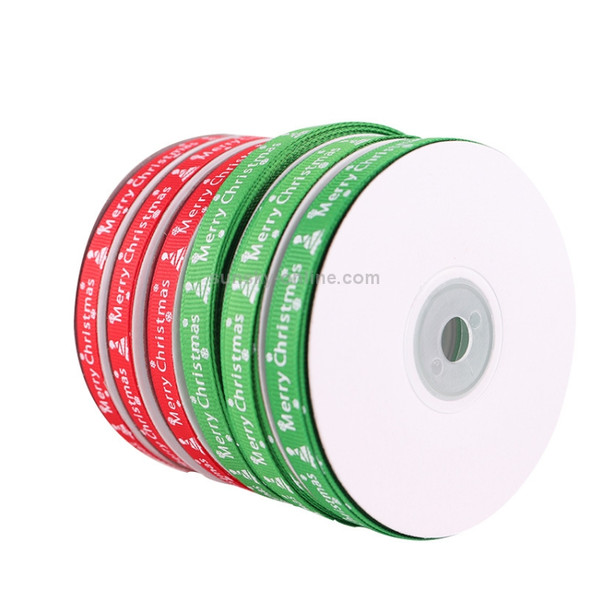 3 PCS Double-sided Christmas Gift Box Flowers Packing Coloured Ribbon, Width: 1cm, Random Color Delivery