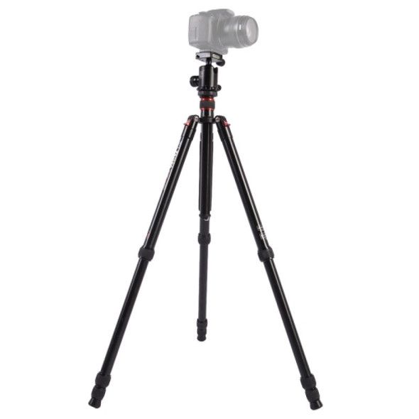 Triopo MT-2804C Adjustable Portable Aluminum Tripod with NB-2S Ball Head for Canon Nikon Sony DSLR Camera(Black)