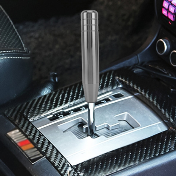 Universal Long Strip Shape Car Gear Shift Knob Modified Shifter Lever Knob, Length: 18cm(Silver Grey)