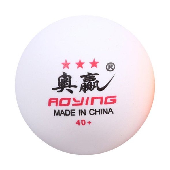 ROYING 100 PCS Professional ABS Table Tennis Training Ball, Diameter: 40mm, Specification:White 2Stars