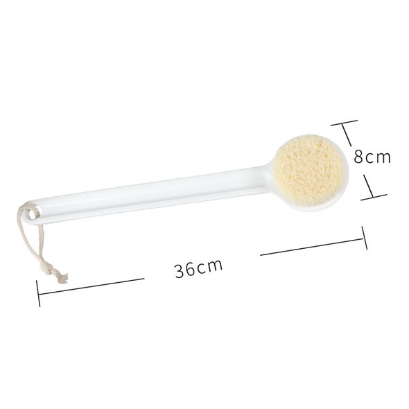 Plastic Long Handle Soft Fur Bath Brush(Wave)