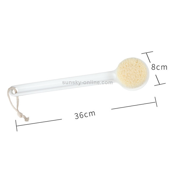 Plastic Long Handle Soft Fur Bath Brush(Wave)