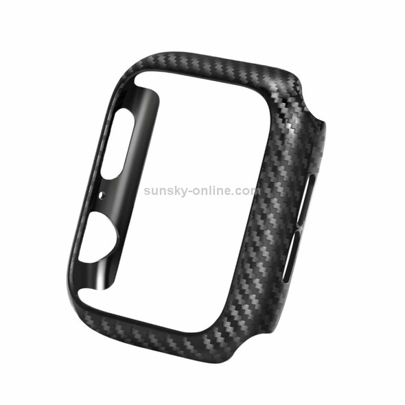 Genuine Leather Carbon Fiber Strap + Frame for Apple Watch Series 4 40mm