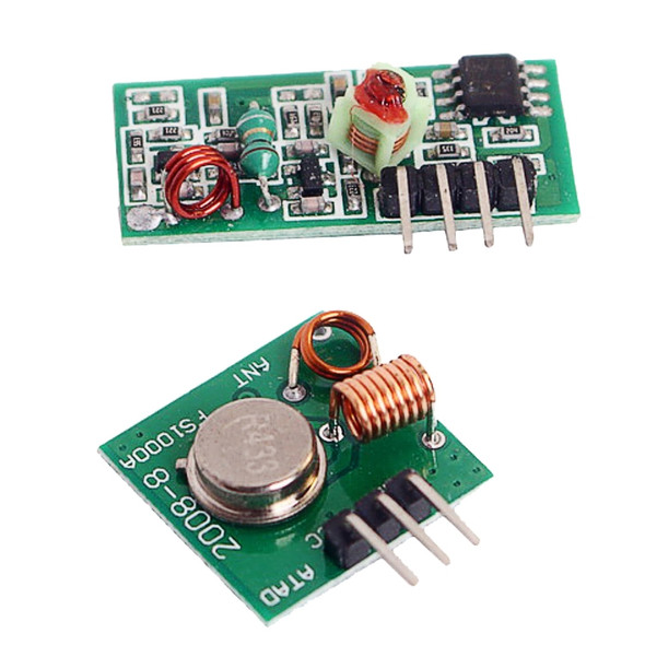 LDTR-WG0241 DIY 433MHz Wireless Transmitter + Receiving Module Superregeneration (Green)