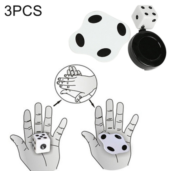 3 PCS Beat A Die Flat Magic Trick Toy (a50)