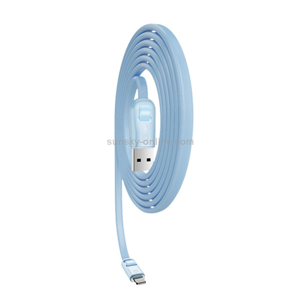 JOYROOM MS-1030M1 Creative Series 1m 3A USB to 8 Pin Data Sync Charge Cable(Blue)