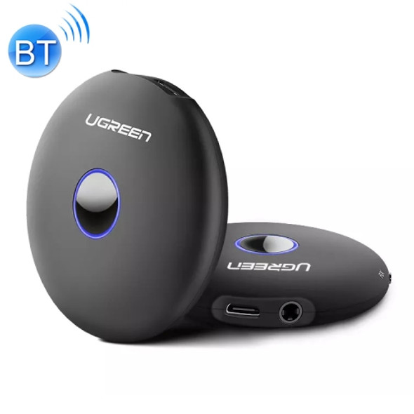 UGREEN CM108 2 in 1 Bluetooth V4.2 Audio Receiver and Transmitter 3.5mm Aptx Adapter, Transmission Distance: 10m, For TV, PC, Headphones, Speakers, Computer, Smartphone, Tablet