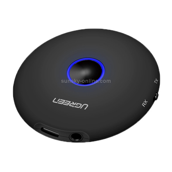 UGREEN CM108 2 in 1 Bluetooth V4.2 Audio Receiver and Transmitter 3.5mm Aptx Adapter, Transmission Distance: 10m, For TV, PC, Headphones, Speakers, Computer, Smartphone, Tablet