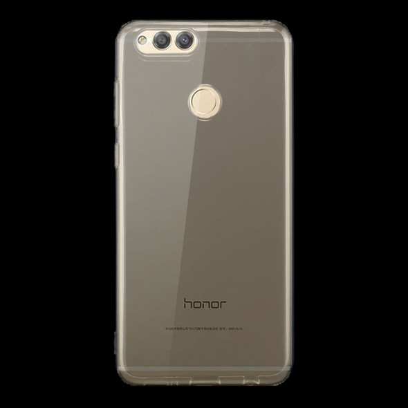 For Huawei Honor Play 7X 0.75mm Ultra-thin Transparent TPU Protective Case(Transparent)