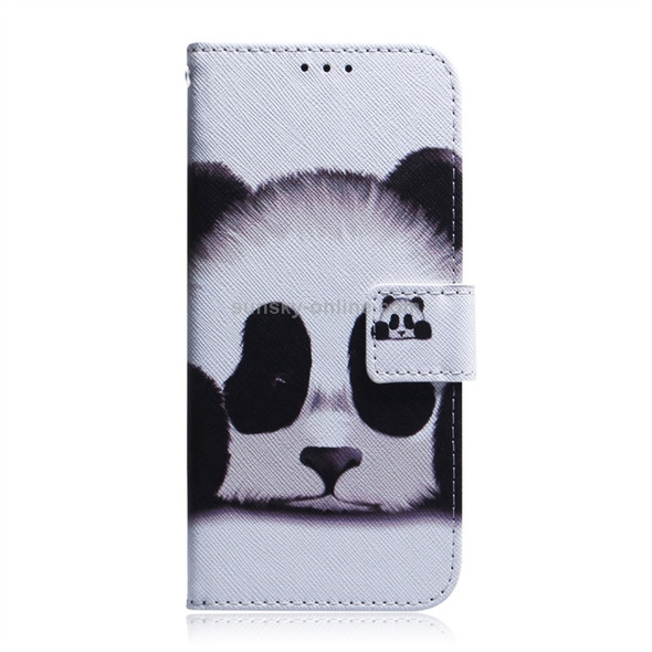 Panda Pattern Coloured Drawing Horizontal Flip Leather Case for Huawei Mate 20, with Holder & Card Slots & Wallet