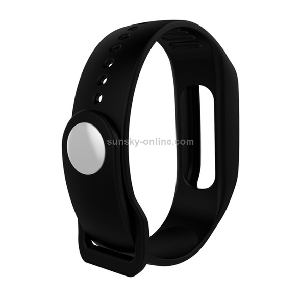 Silicone Sport Wrist Strap for TomTom Touch (Black)