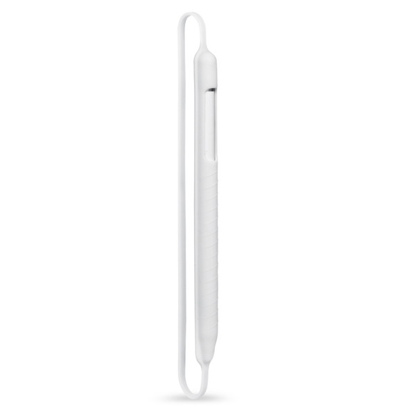 Apple Pencil Shockproof Soft Silicone Protective Cap Holder Sleeve Pouch Cover for iPad Pro 9.7 / 10.5 / 11 / 12.9 Pencil Accessories (White)