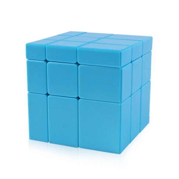Zhisheng Ice Unicorn 3rd-Order Brushed Mirror Brain Speed Puzzle Magic Cube(Blue)