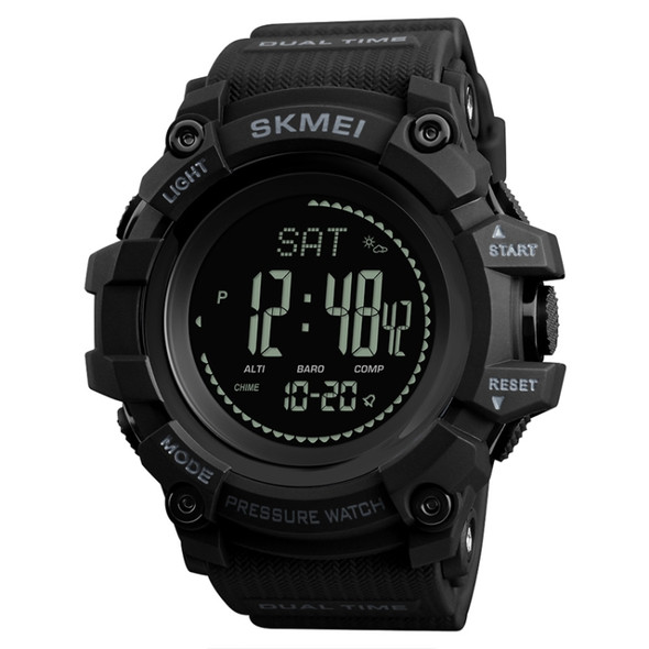 SKMEI 1358 Multifunctional Men Outdoor Sports 30m Waterproof Digital Watch with Compass / Barometer / Altimeter/ Pedometer Function(Black)